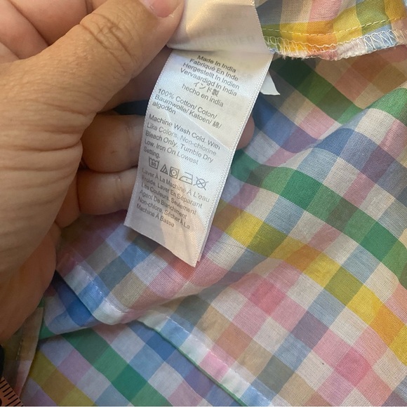 J. Crew Multicolor Plaid Button Down Shirt - Picture 6 of 7
